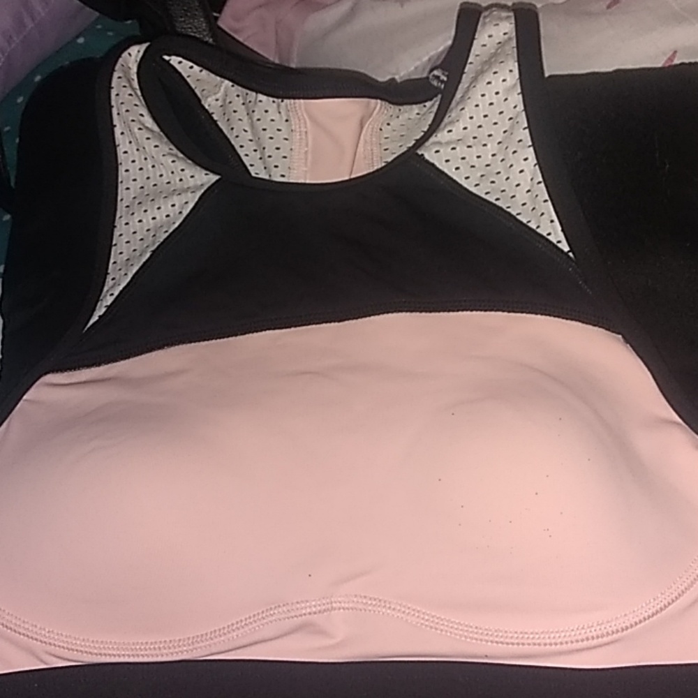 nike sports bra / pink Victoria's secret sports br - Picture 2 of 4